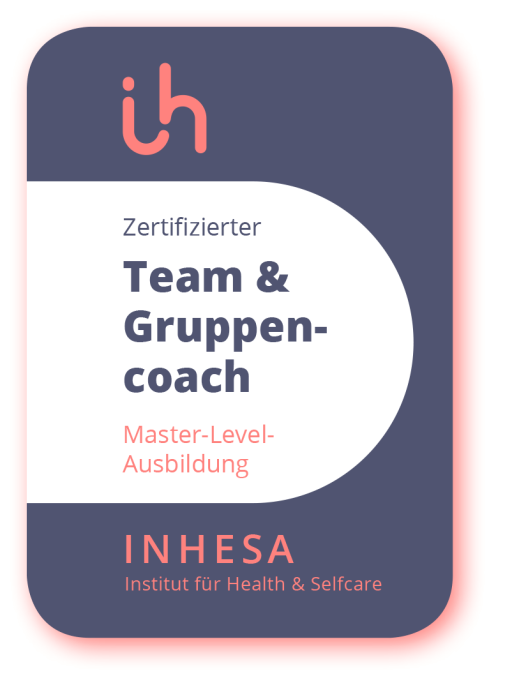 Zertifikat für Team- und Gruppen-Coach-Ausbildung von INHESA.